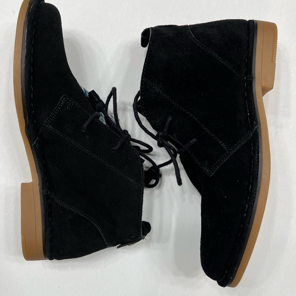 New Tommy Bahama Evert Black Suede Leather Chukka Desert Booties Sz 9.5